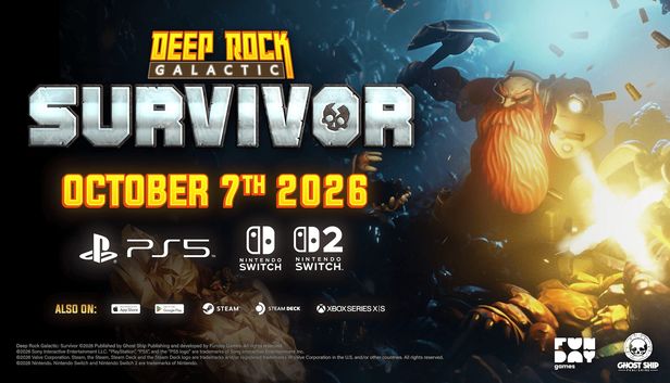 Deep Rock Galactic Survivor hits PS5 and Switch October 7