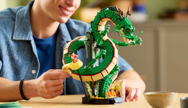 First Lego Dragon Ball set pairs Goku with Shenron