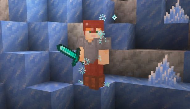 Minecraft ice caves bring a frozen zombie this winter